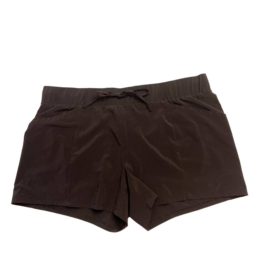 All in Motion Moisture-Wicking Drawstring Black Shorts Size XL 🖤
